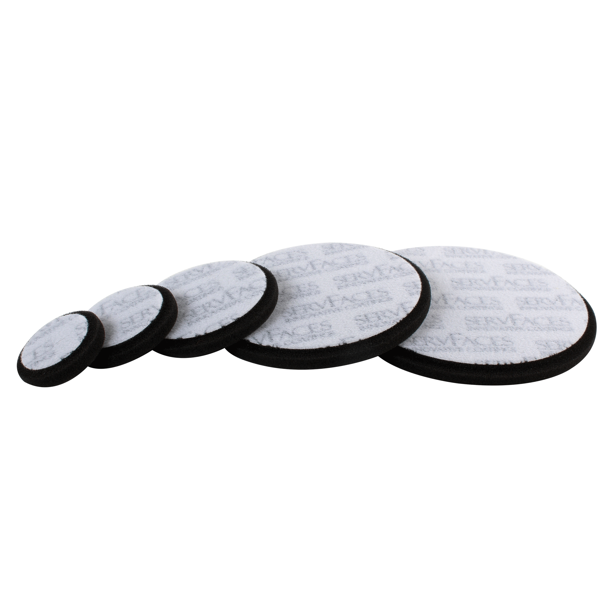 ServFaces Polierschwamm RT/V4 (anthrazit-soft, offenzellig) - 4 Stück