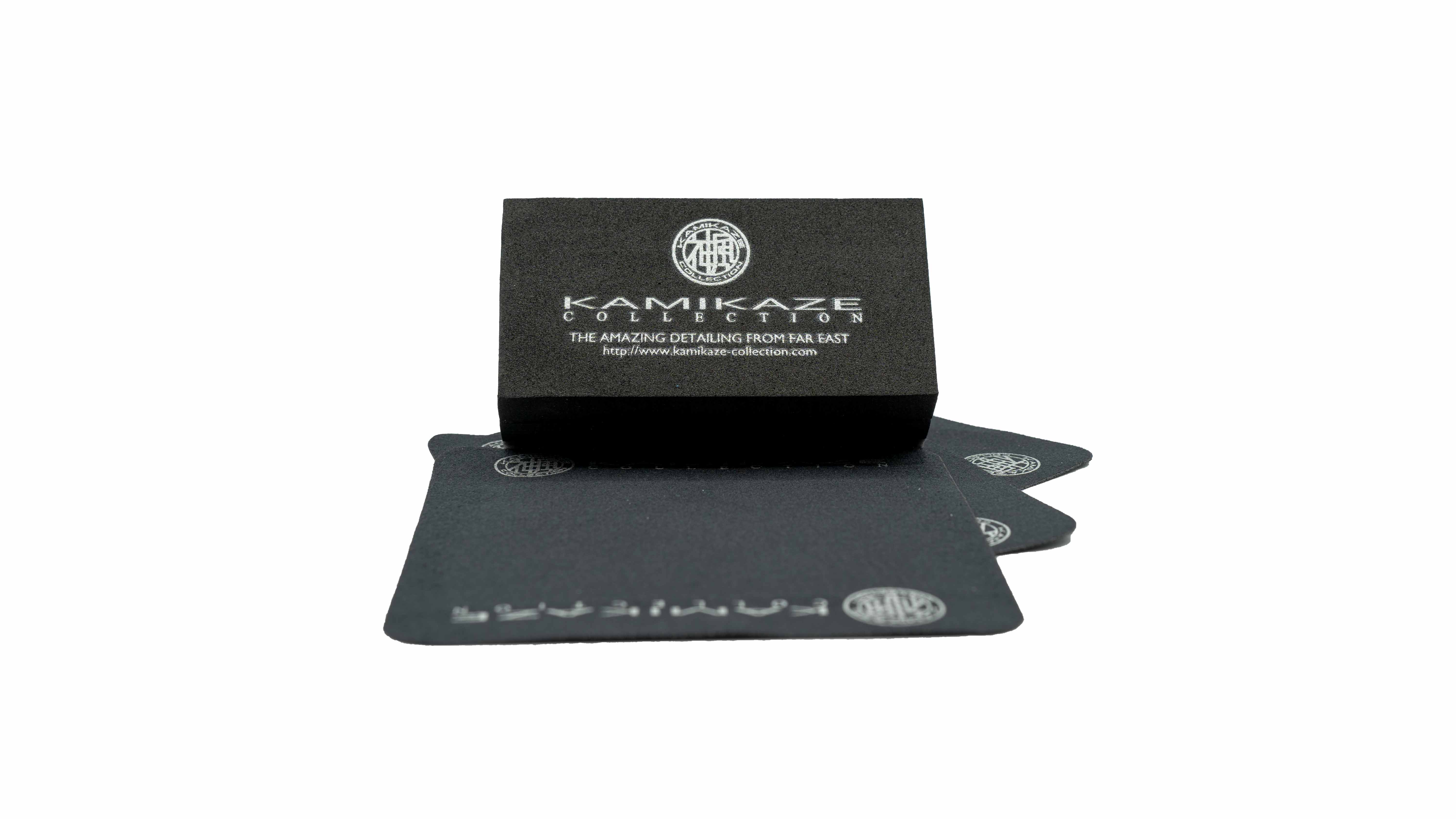 Kamikaze-Collection - Applikator-Block mit Suede-Tücher