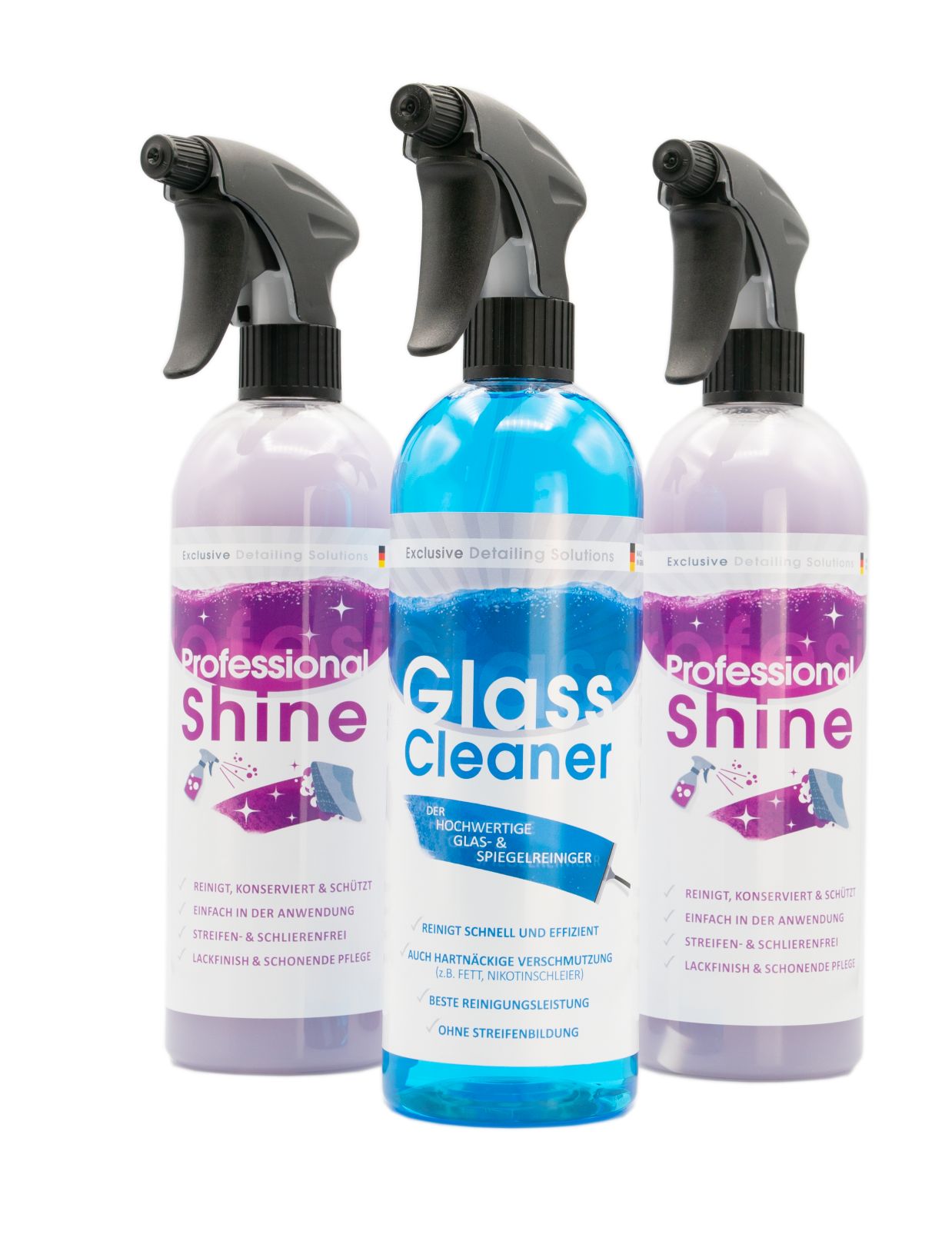 FreyChemie Professional Shine 2 x 750 ml inkl. 1 x 750 ml GlassCleaner