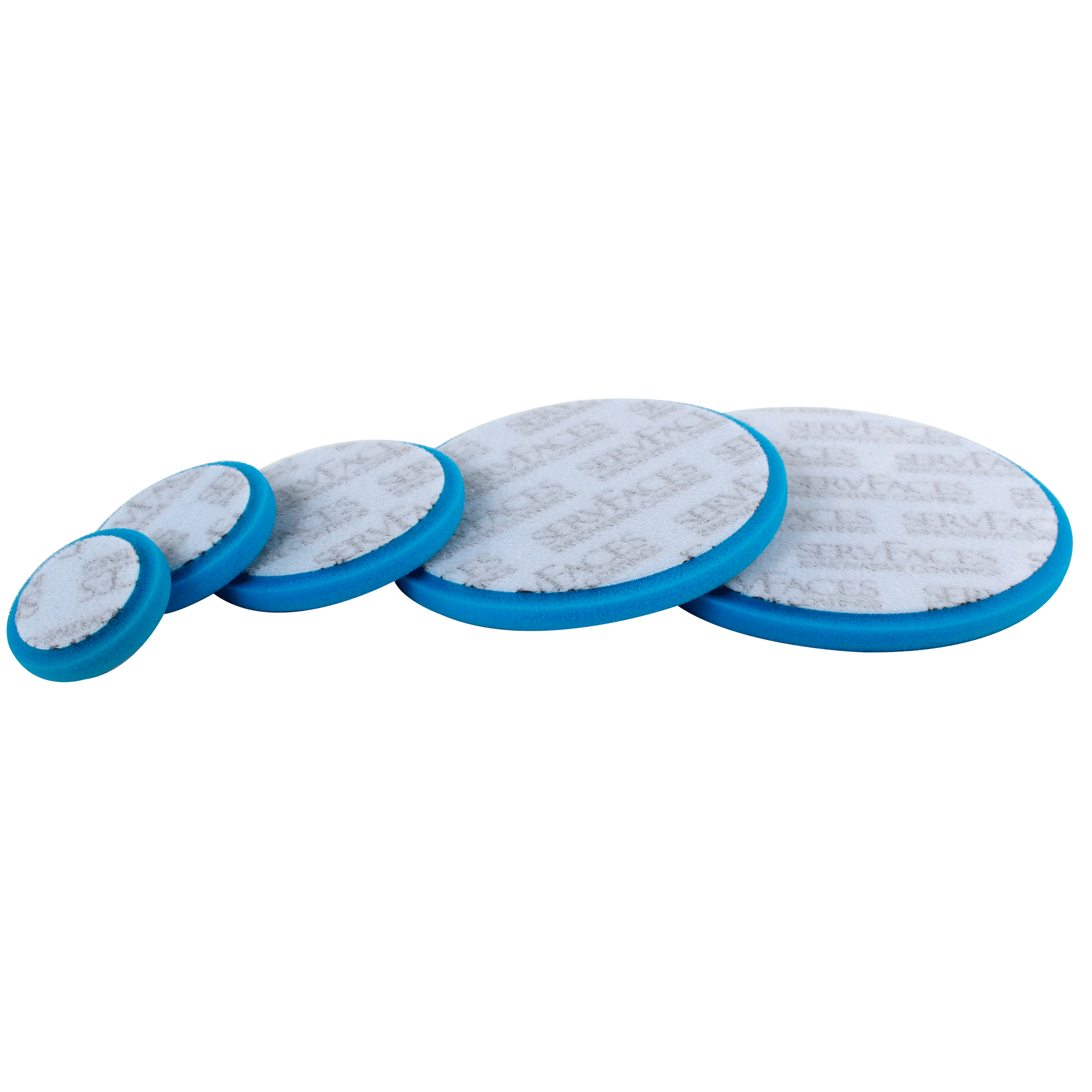 ServFaces Polierschwamm RT/V3 (blau-medium, offenzellig) - 5er Pack