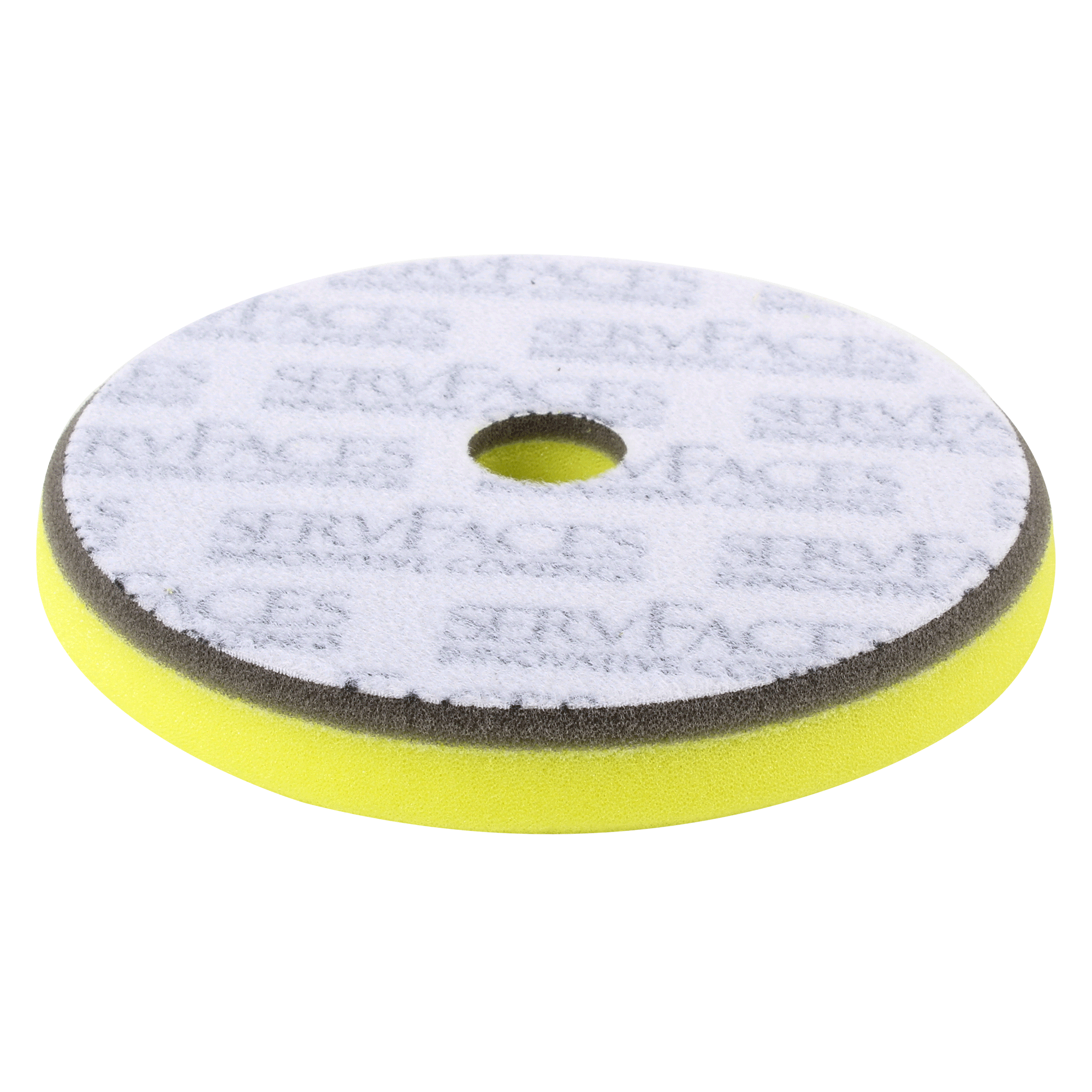 ServFaces Polierschwamm V1 (grau/gelb-hart, offenzellig)