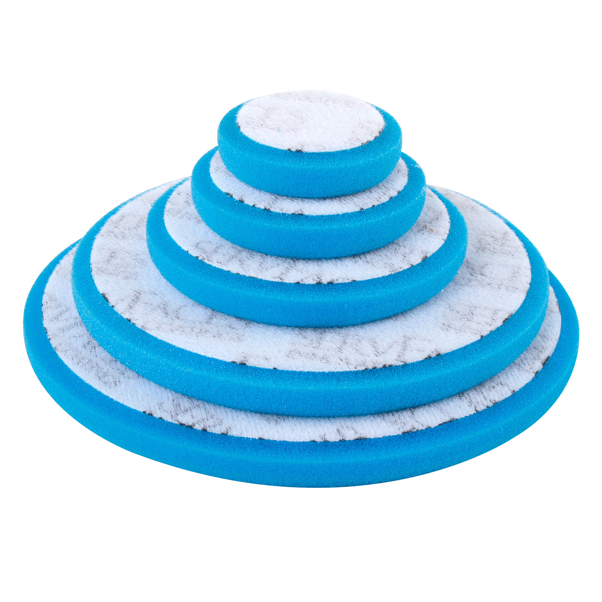 ServFaces Polierschwamm RT/V3 (blau-medium, offenzellig) - 5er Pack